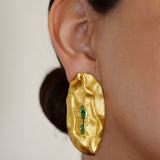 Aretes Bimy con Esmeralda